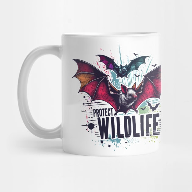 Protect Wildlife Bats by PrintSoulDesigns